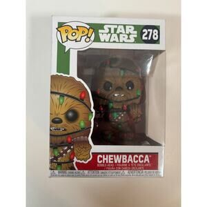 Funko Pop! Star Wars Chewbacca #278 Holiday Christmas Lights Vinyl Figure NIB